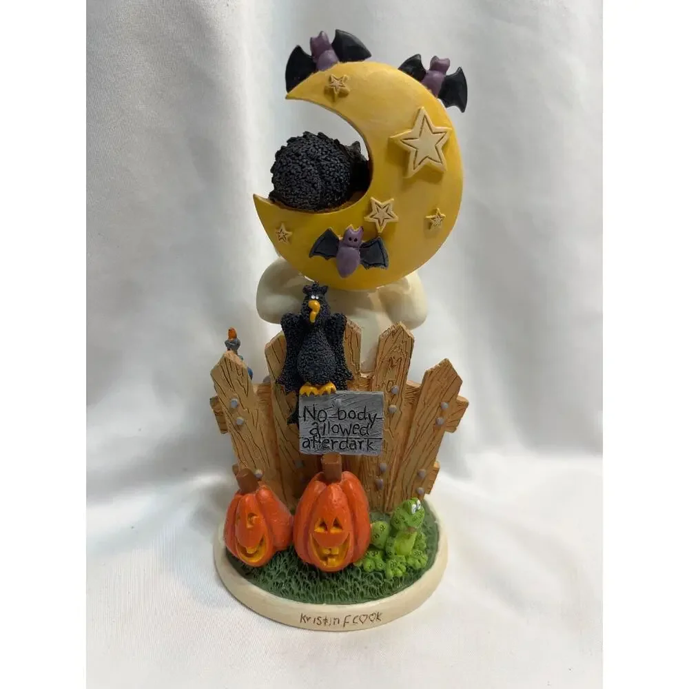 Center Street Design Kristin Cook Boo-Ford and Pumpkin Puss Halloween Figure